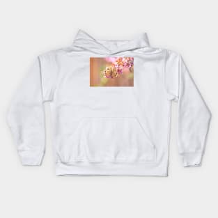 Common Buckeye Butterfly Kids Hoodie